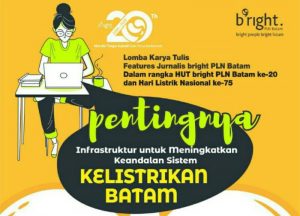 Listrik untuk Masyitah Juarai Lomba Karya Tulis bright PLN Batam