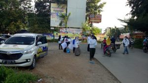 Batam Kota Saiyo Bagikan Masker, Ajak Pilih AMAN dan RAMAH