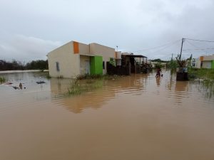 Saluran ke Laut Tak Kunjung Dibongkar, Perumahan Devely Recidence Kembali Terendam Banjir