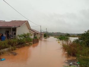 Perumahan Green Nongsa City Banjir, Air Sampai Setinggi Dada Orang Dewasa