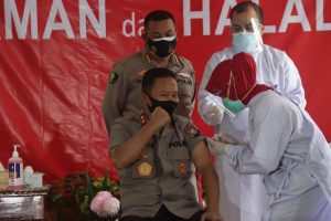 Begini Kondisi Kapolda Kepri Usai Divaksin Covid-19