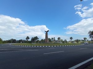 Hutan Kawasan Bandara Hang Nadim Terbakar
