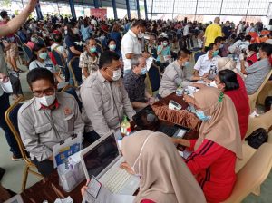 Pengurus KONI dan Olahragawan di Kepri Jalani Vaksinasi Covid-19