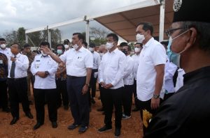 Wako Batam Dampingi Luhut Tinjau Lokasi Jembatan Babin