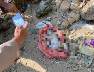 Mayat Bayi Ditemukan di Pantai Tanjungsengkuang, Diduga Dibunuh Sebelum Dibuang