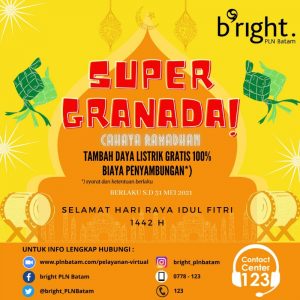 bright PLN Batam Gratiskan Tambah Daya Hingga Akhir Mei