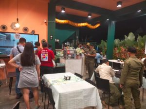 Tim Terpadu Bubarkan Kerumunan dan Tegur Tempat Usaha Pelanggar Aturan