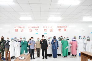 Program Vaksinasi Gotong Royong, Gubernur Kepri Ansar Ahmad Tinjau Vaksinasi di PT BAI