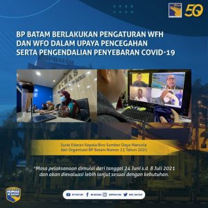 Antisipasi Penyebaran Covid-19, BP Batam Berlakukan WFH