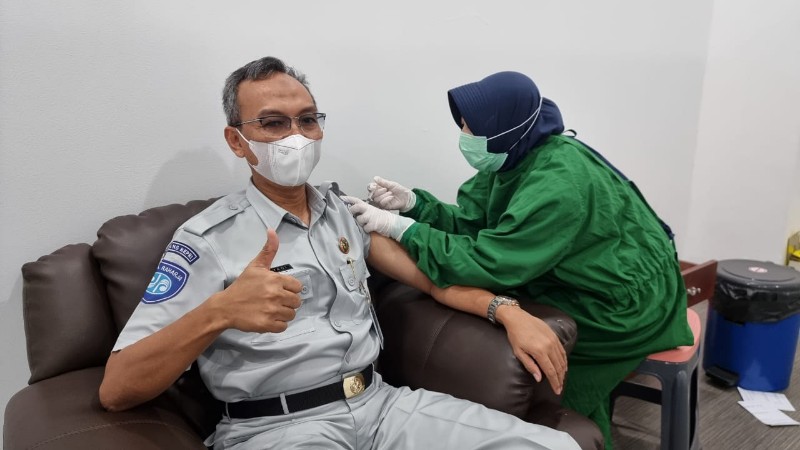 80 Persen Pegawai Jasa Raharja Kepri Sudah Jalani Vaksinasi Covid-19 Dosis Kedua