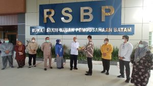 Deputi I BP Batam Wahjoe Triwidijo Kuncoro Kunjungi RSBP Batam, Beri Semangat Nakes yang Tangani Pasien Covid-19