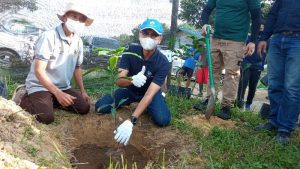 Jasa Raharja Cabang Kepri Lakukan Penghijauan di Taman Wisata Alam Mukakuning, Tanam Bibit Durian Musang King