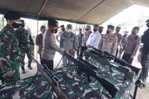 Kapolda Kepri Beri Motivasi Prajurit Yonif Raider 136/TS Sebelum Berangkat ke Papua