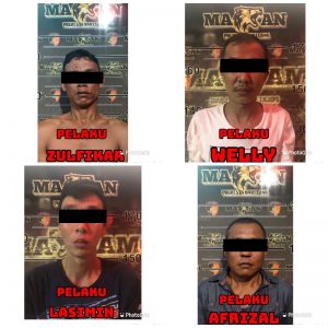 Empat Pelaku Perampokan Uang SPBU Majesty Petrolindo Diamankan Satreskrim Polresta Barelang