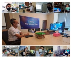 Peringatan Satu Tahun Core Values BUMN, Jasa Raharja Cabang Kepri Duduki Peringkat Kelima