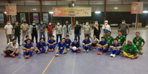 Tim Futsal Kepri Dikunjungi Satgas PON Kepri dan Satgas Brimob Polda Kepri, Berikan Motivasi pada Atlet