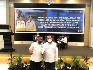 Dispar Gelar Pembinaan Desa Wisata dan Kelompok Sadar Wisata Tahun 2021