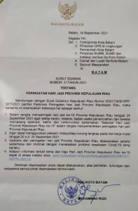 Meriahkan HUT Kepri ke-19, Ini Instruksi Wali Kota Batam pada Instansi Pemerintah hingga Swasta