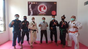 Kunjungi TC Atlet Jujitsu Kepri, Wahyu Wahyudin Bangkitkan Semangat Atlet Menuju PON Papua