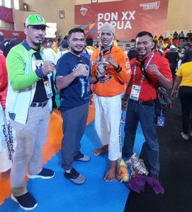 Tarung Derajat Kepri Sumbang Satu Perak di PON XX Papua