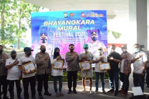 Daftar Pemenang Bhayangkara Mural Festival 2021 Polda Kepri