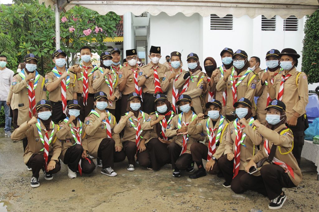 Amsakar dan Jefridin Hadiri Pelantikan PAW Kwarran Pramuka Lubukbaja