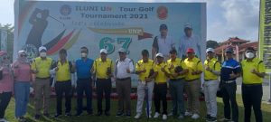 Rektor UNP Padang Buka Iluni UNP Tour Golf Turnament 2021 di Batam