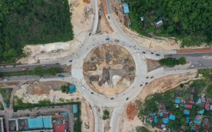 Bundaran Basecamp Hampir Rampung