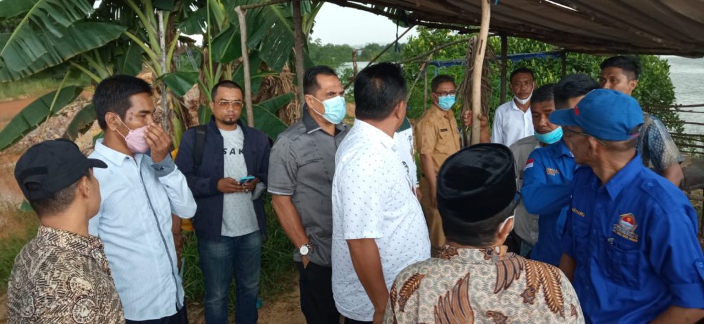 Komisi III DPRD Batam Datangi Lokasi Reklamasi Lahan di Kampung Belian, Alat Berat Menghilang