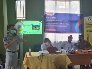 PT Jasa Raharja Cabang Kepri dan Ombudsman Gelar Sosialisasi di Kelurahan Tanjungbuntung