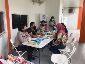 PT Jasa Raharja Kepri Beri Pengobatan Gratis di Pelabuhan ASDP Telaga Punggur