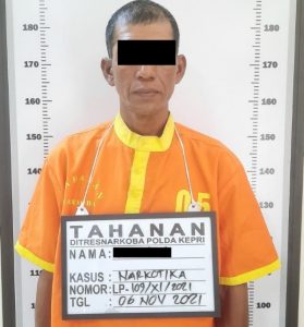 Simpan Sabu Dalam Dubur, E Diamankan Ditresnarkoba Polda Kepri