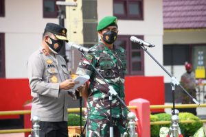 Ratusan Personel Polda Kepri dan Prajurit Korem 033 WP Jalani Pendidikan Gabungan