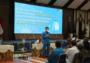 BP Batam Gelar Vaksinasi Booster Bagi Para Pegawai