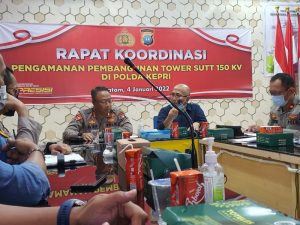 bright PLN Batam Lanjutkan Pembangunan SUTT Nongsa, Polda Kepri Siap Beri Pengawalan