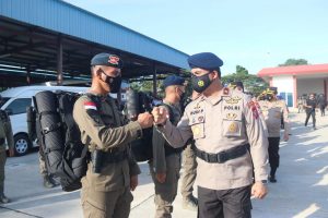 105 Personel Satbrimob Polda Kepri Dikirim ke Poso