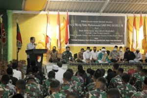 Perbantuan ke Papua Barat, Amsakar Semangati Prajurit Yonif 136/Tuah Sakti
