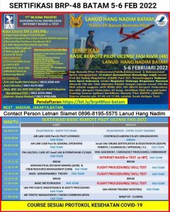 Lanud Hang Nadim Adakan Sertifikasi Pilot Drone, Mendaftarnya di Sini