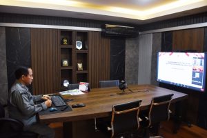 Kepala Bakamla RI Ikuti Virtual Pembukaan Rakernas Basarnas 2022