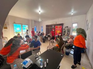 Binda Kepri Gelar Vaksinasi Booster di Perumahan Beverly Batam