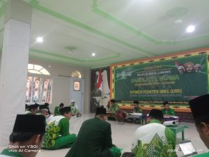 Regenerasi, KH. Nur Aziz Terpilih Jadi Ketua Syuriah MWCNU Seibeduk