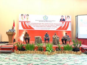 Bahas Keamanan Pulau Kecil Terluar Sulut, Bakamla RI Jadi Pembicara Rakor BPPD
