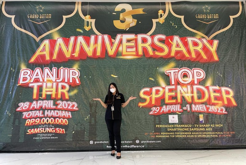 Grand Batam Mall Bagi-Bagi THR Rp 1 Juta Tiap Jam Tanggal 28 April, Cek Caranya di Sini