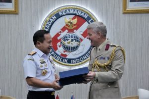Kepala Bakamla RI Terima Kunjungan Atase Pertahanan Kerajaan Inggris