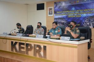 Dipimpin Kapolri, Kapolda Kepri Ikuti Rakor Persiapan Hadapi Idul Fitri Lintas Sektoral