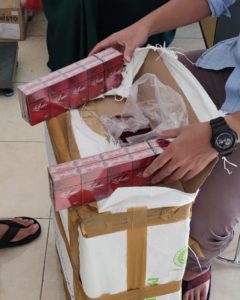 Diselundupkan Melalui Jasa Pengiriman, Bea Cukai Batam Amankan 34 Ribu Batang Rokok Ilegal