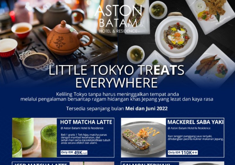 Aston Batam Hotel & Residence Gelar Little Tokyo Sepanjang Juni, Hadirkan Makanan dan Minuman Khas Jepang