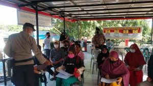 Polsek Nongsa Gelar Vaksinasi Covid-19 Tiap Hari, Selalu Ramai Didatangi Masyarakat