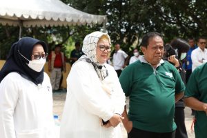 Ketua Pikori BP Batam Saksikan Penyembelihan Hewan Qurban di BP Batam