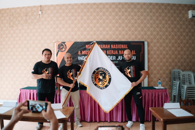 Rozi Juhendra Terpilih Jadi Ketum PP Indonesia Spider Jujitsu